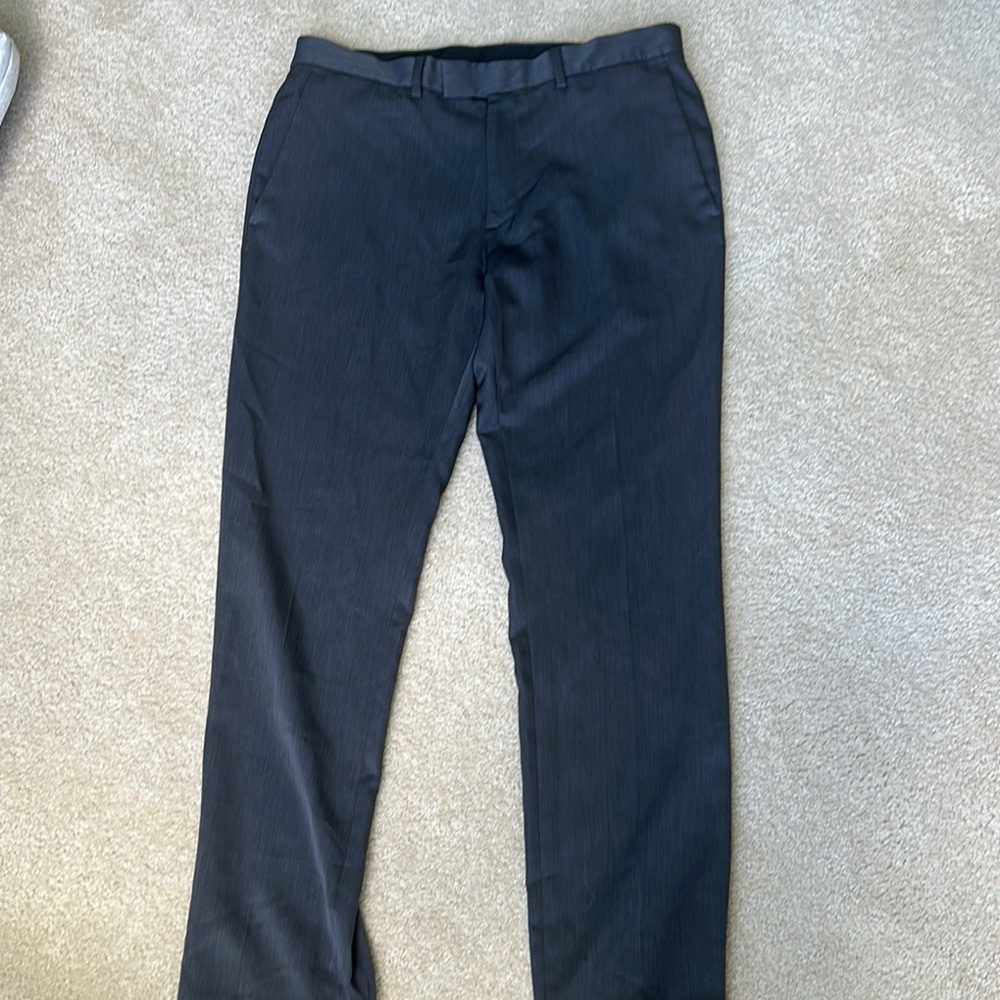Kenneth Cole Reaction Men's Gray Dress Pants
